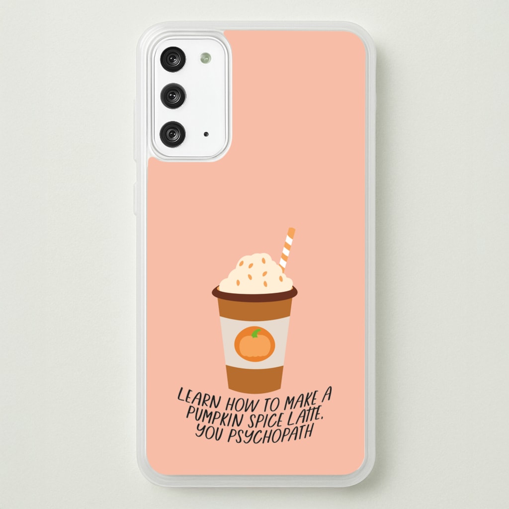 Learn How To Make A Pumpkin Spice Latte - Halloween Queens - Scream Queens Phone Case for Galaxy Note 20