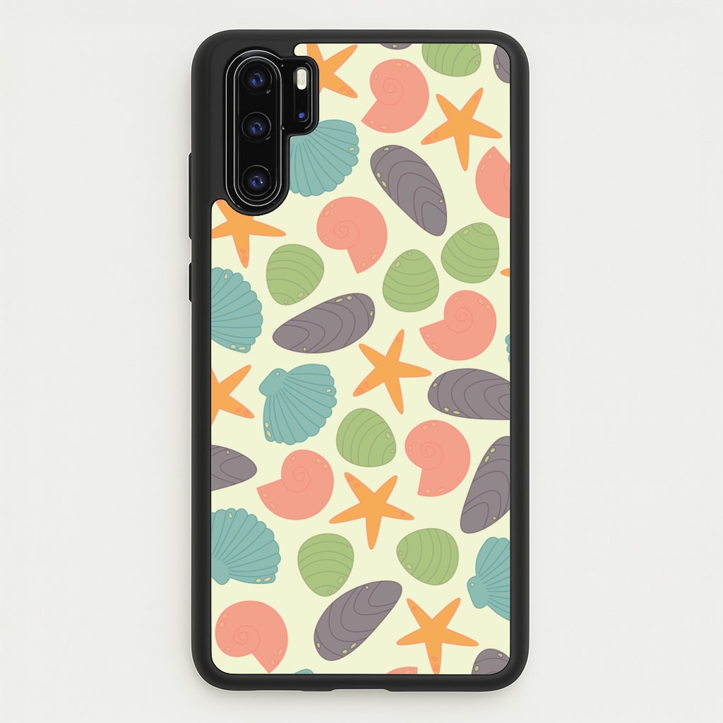 Seashells Pattern 1 - Seashells Phone Case for Huawei P30 Pro