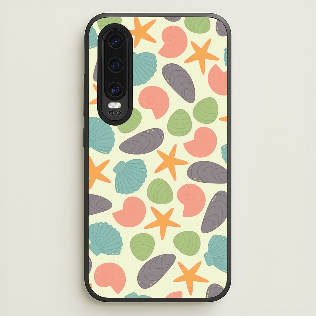 Seashells Pattern 1 - Seashells Phone Case for Huawei P30