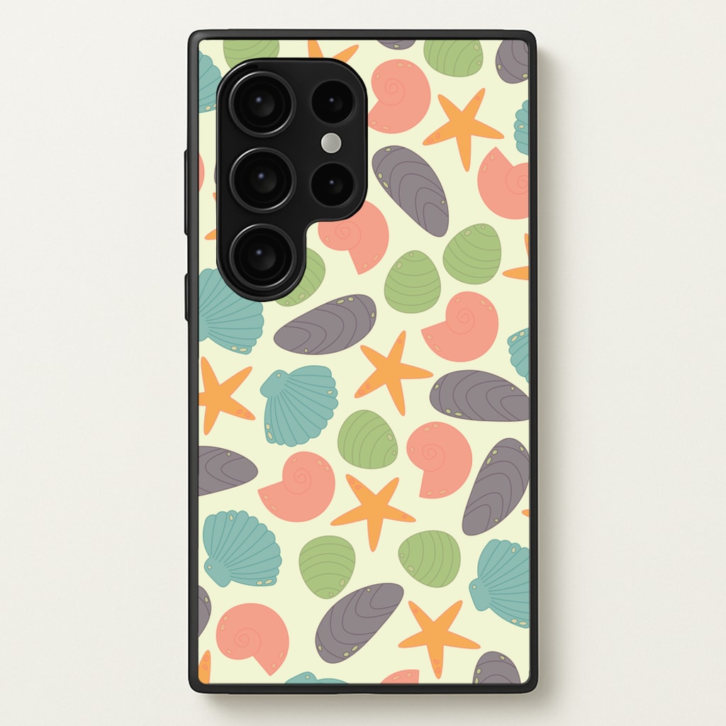 Seashells Pattern 1 - Seashells Phone Case for Galaxy S24 Ultra