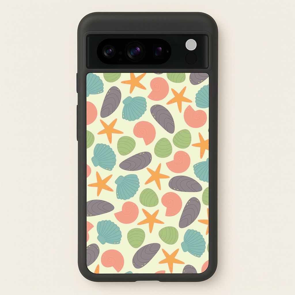 Seashells Pattern 1 - Seashells Phone Case for Google Pixel 8 Pro