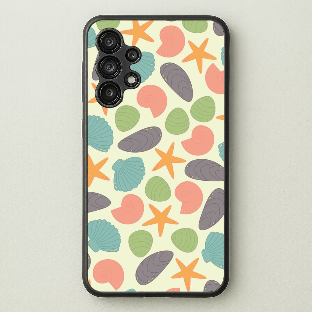 Seashells Pattern 1 - Seashells Phone Case for Galaxy A13