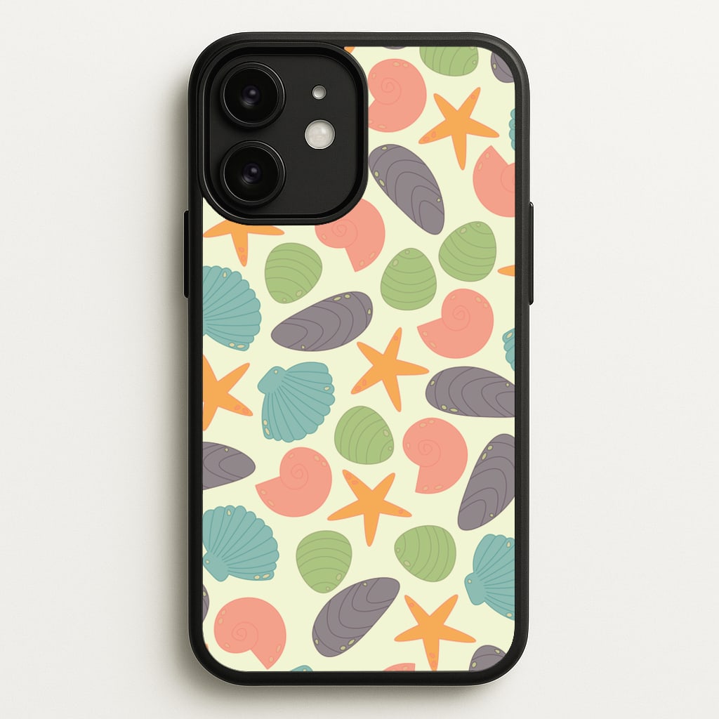 Seashells Pattern 1 - Seashells Phone Case for iPhone 11