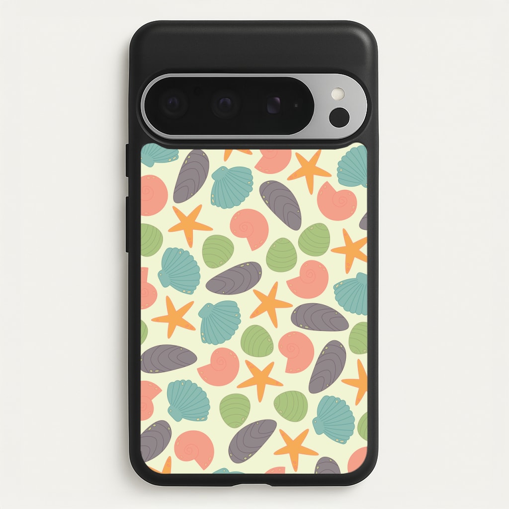 Seashells Pattern 1 - Seashells Phone Case for Google Pixel 9 Pro XL