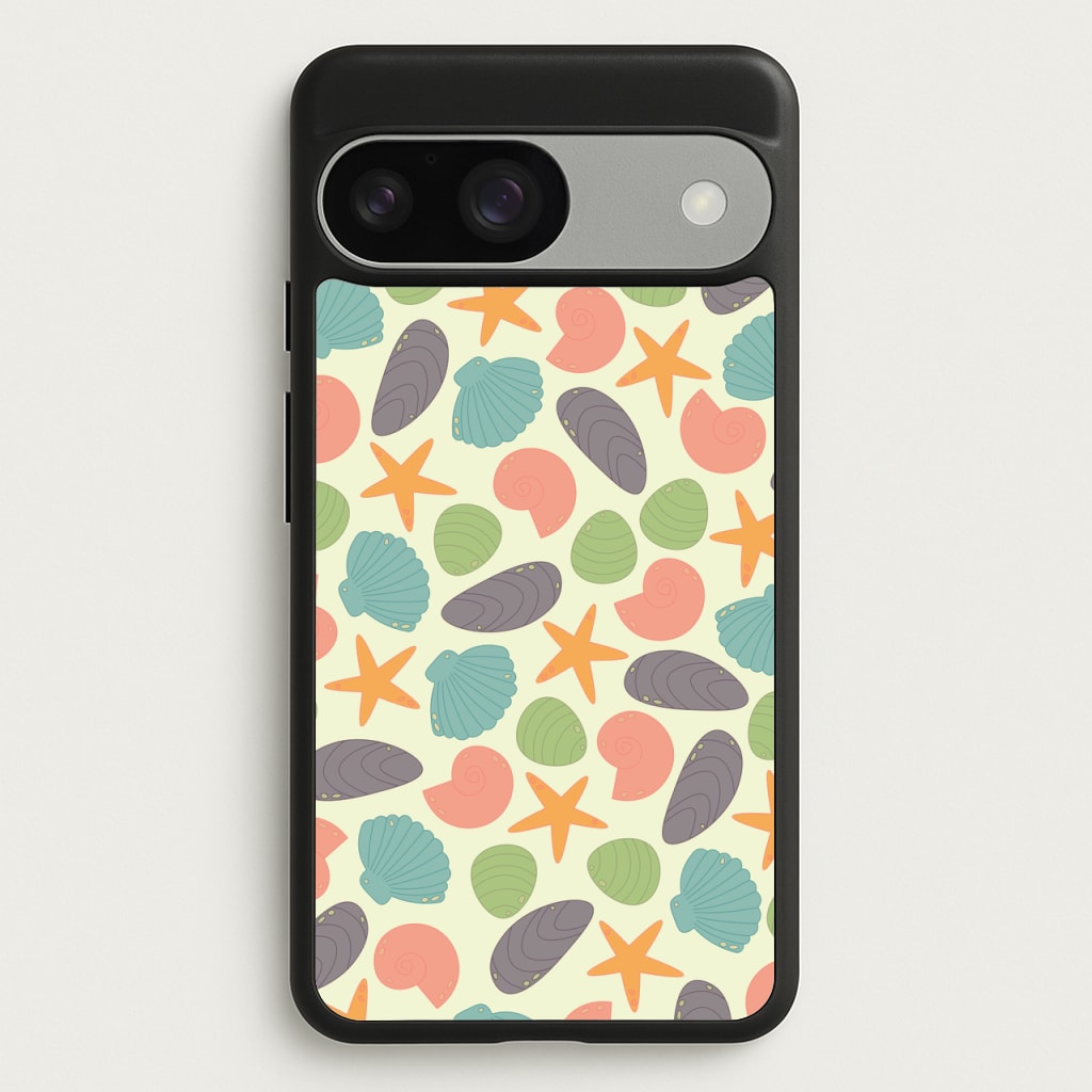 Seashells Pattern 1 - Seashells Phone Case for Google Pixel 9 / 9 Pro