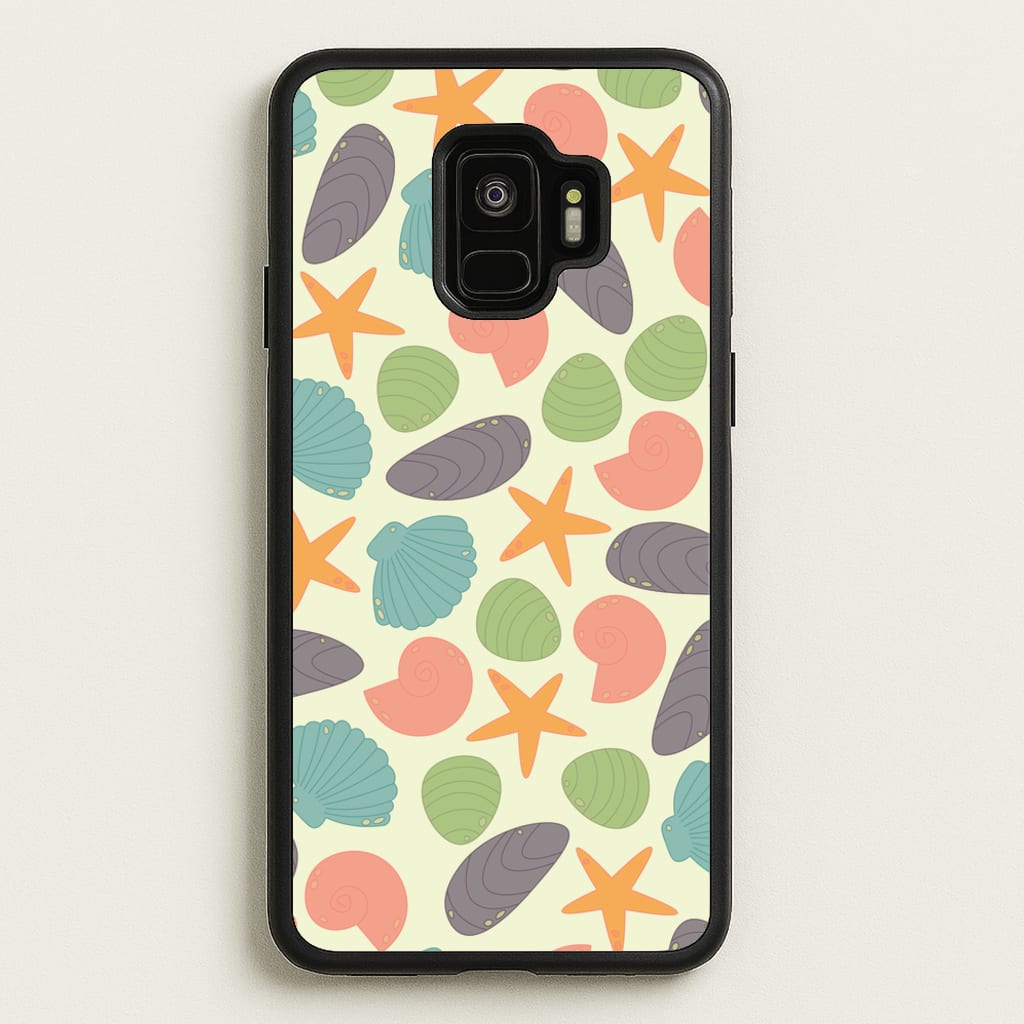 Seashells Pattern 1 - Seashells Phone Case for Galaxy S9