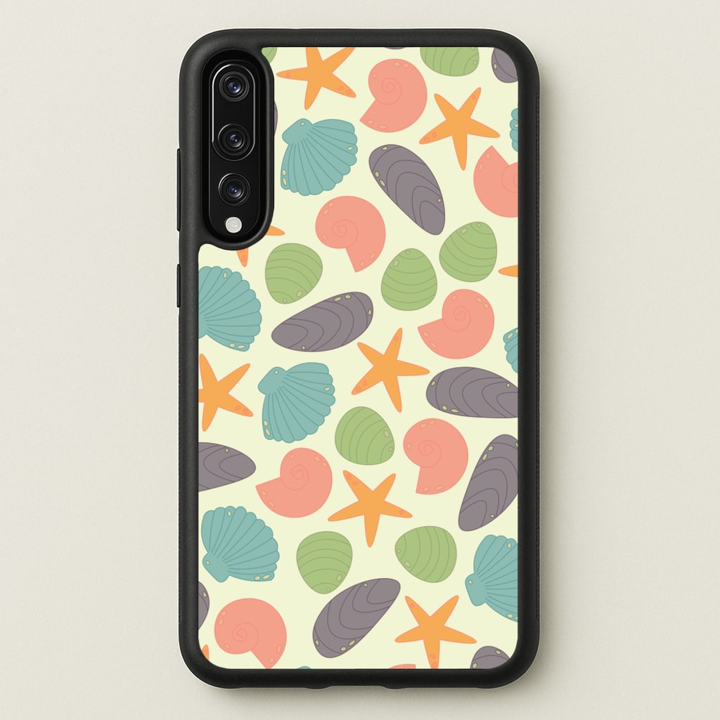 Seashells Pattern 1 - Seashells Phone Case for Huawei P20 Pro