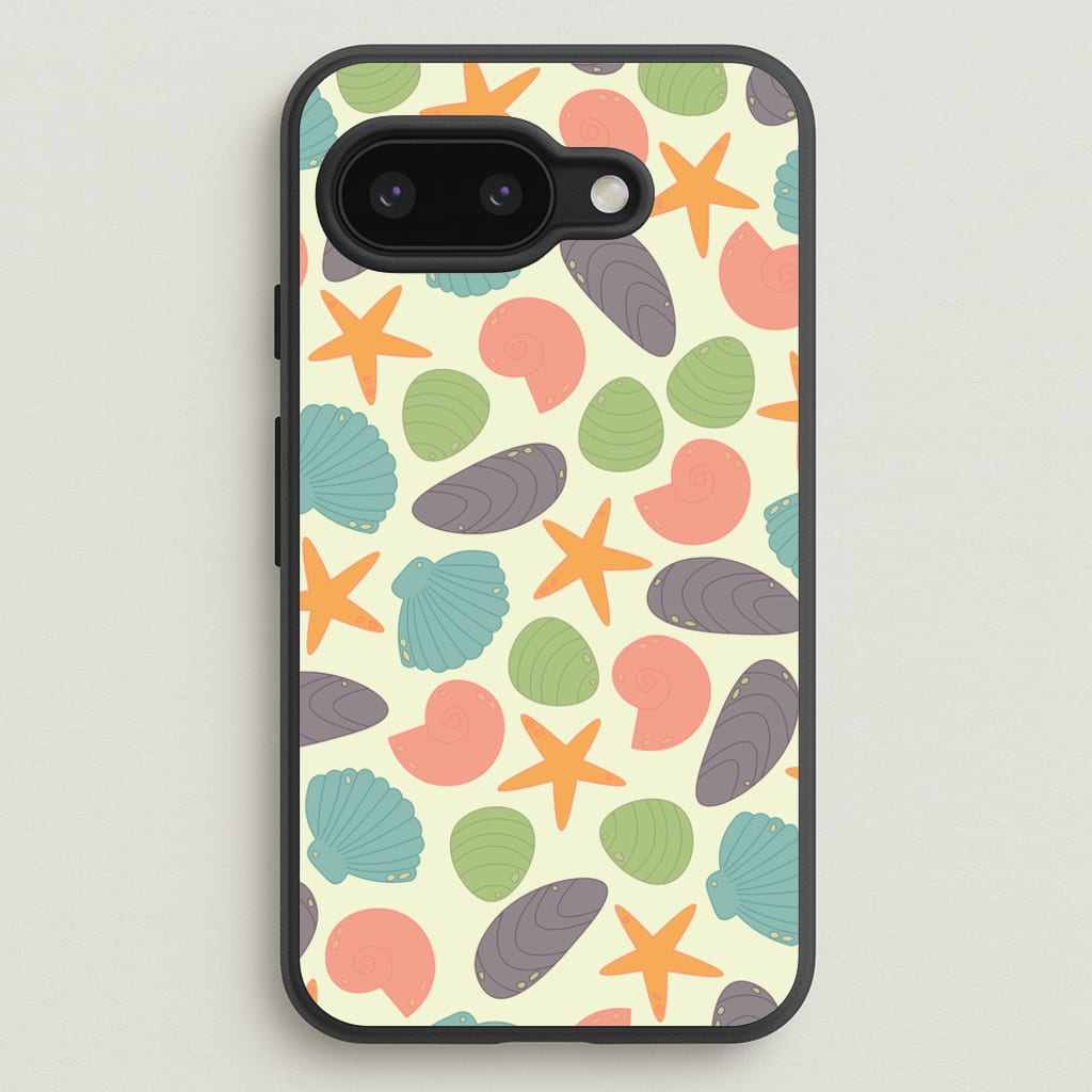 Seashells Pattern 1 - Seashells Phone Case for Google Pixel 9a