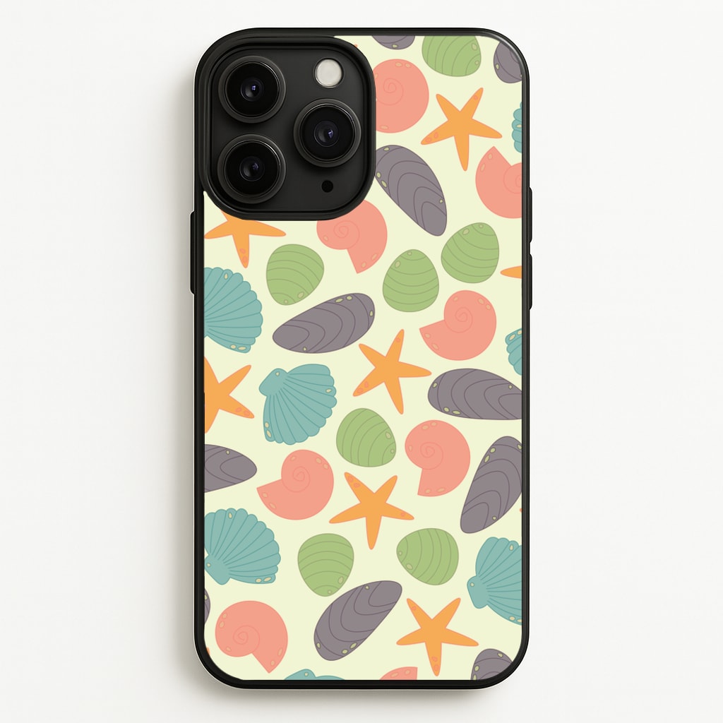 Seashells Pattern 1 - Seashells Phone Case for iPhone 11 Pro