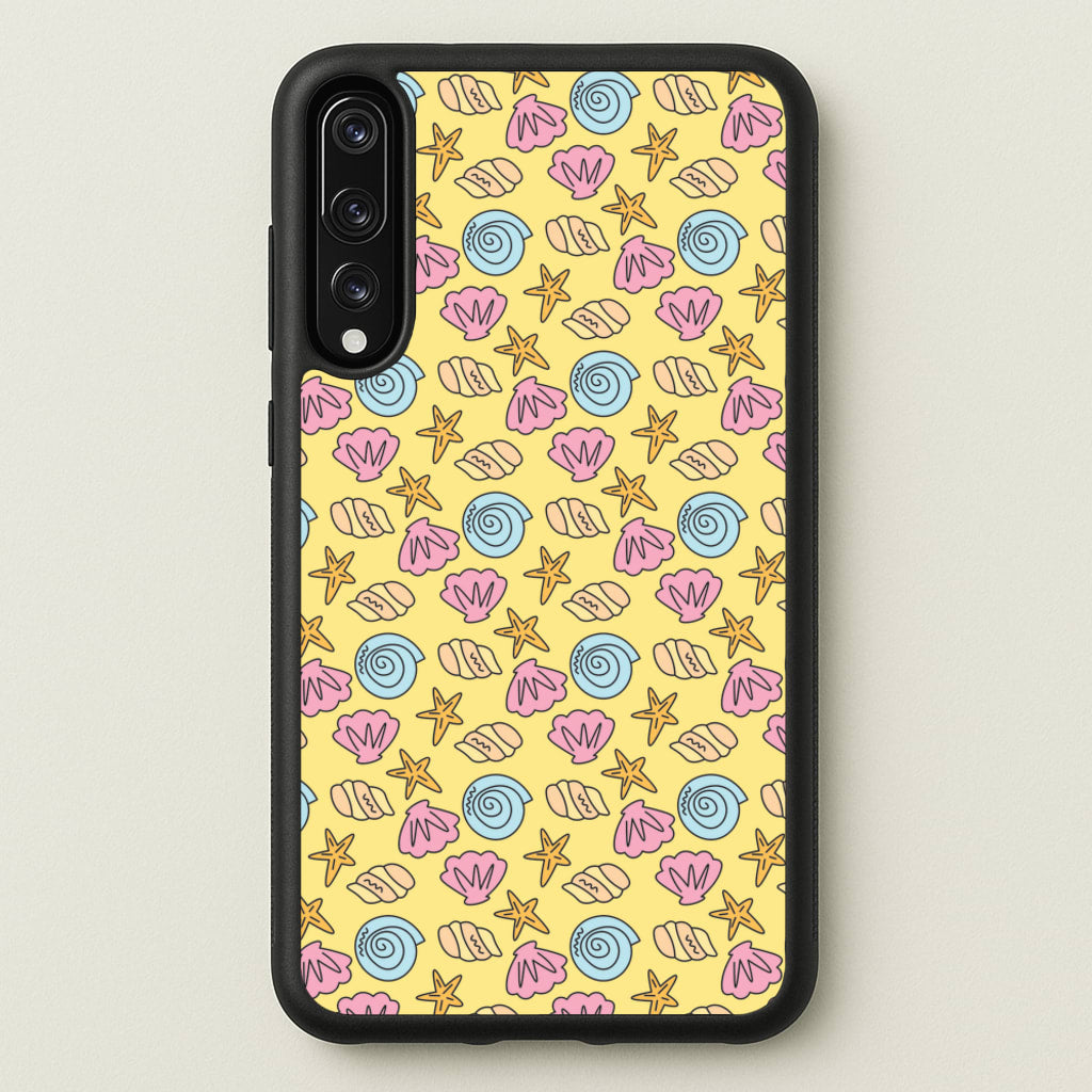 Seashells Pattern 2 - Seashells Phone Case for Huawei P20 Pro