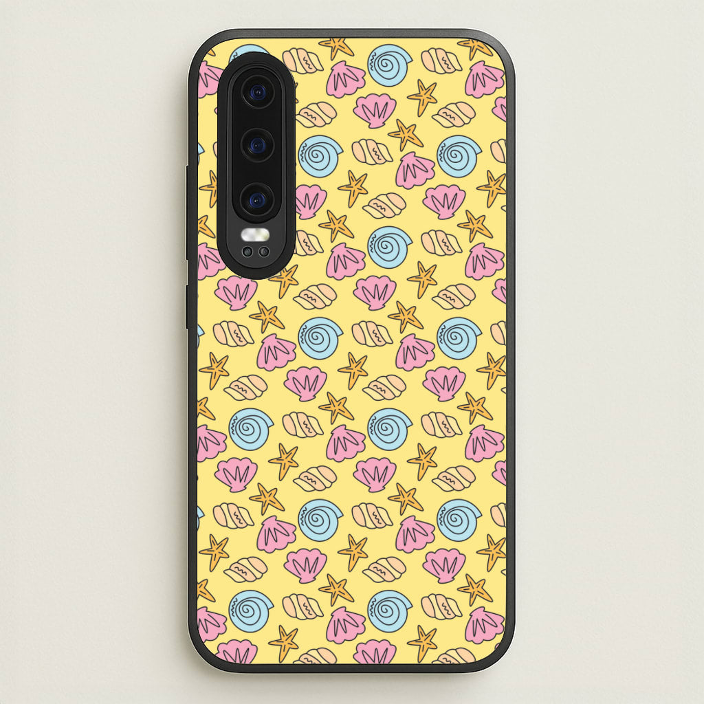 Seashells Pattern 2 - Seashells Phone Case for Huawei P30