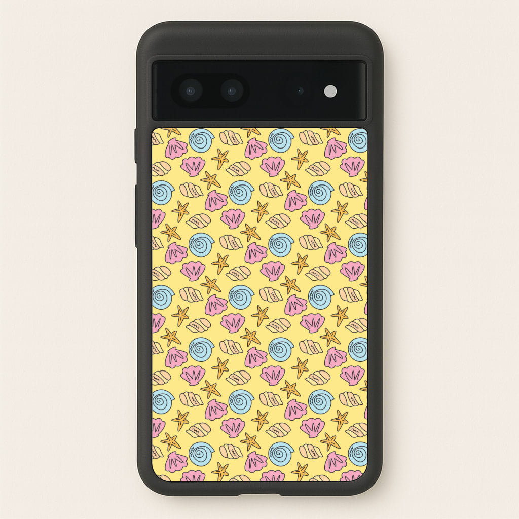 Seashells Pattern 2 - Seashells Phone Case for Google Pixel 7