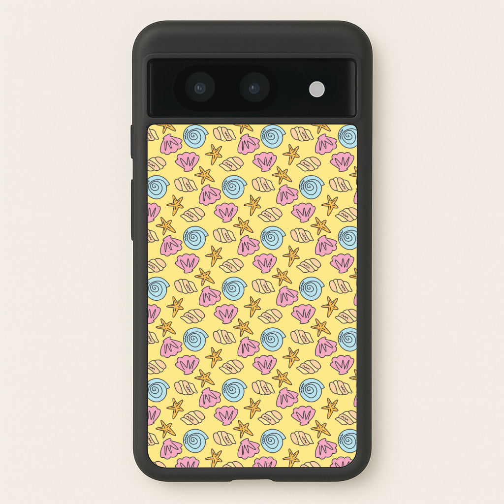 Seashells Pattern 2 - Seashells Phone Case for Google Pixel 8a