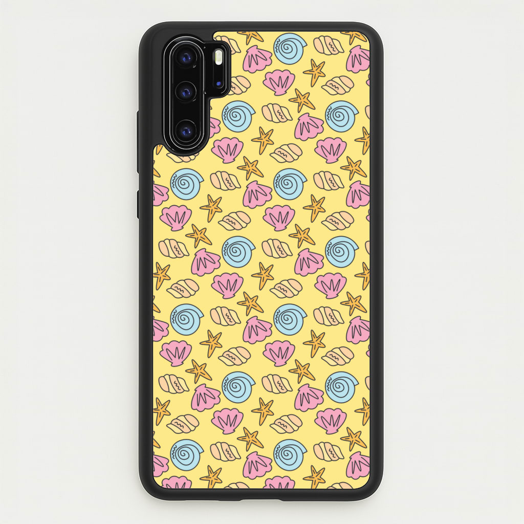 Seashells Pattern 2 - Seashells Phone Case for Huawei P30 Pro