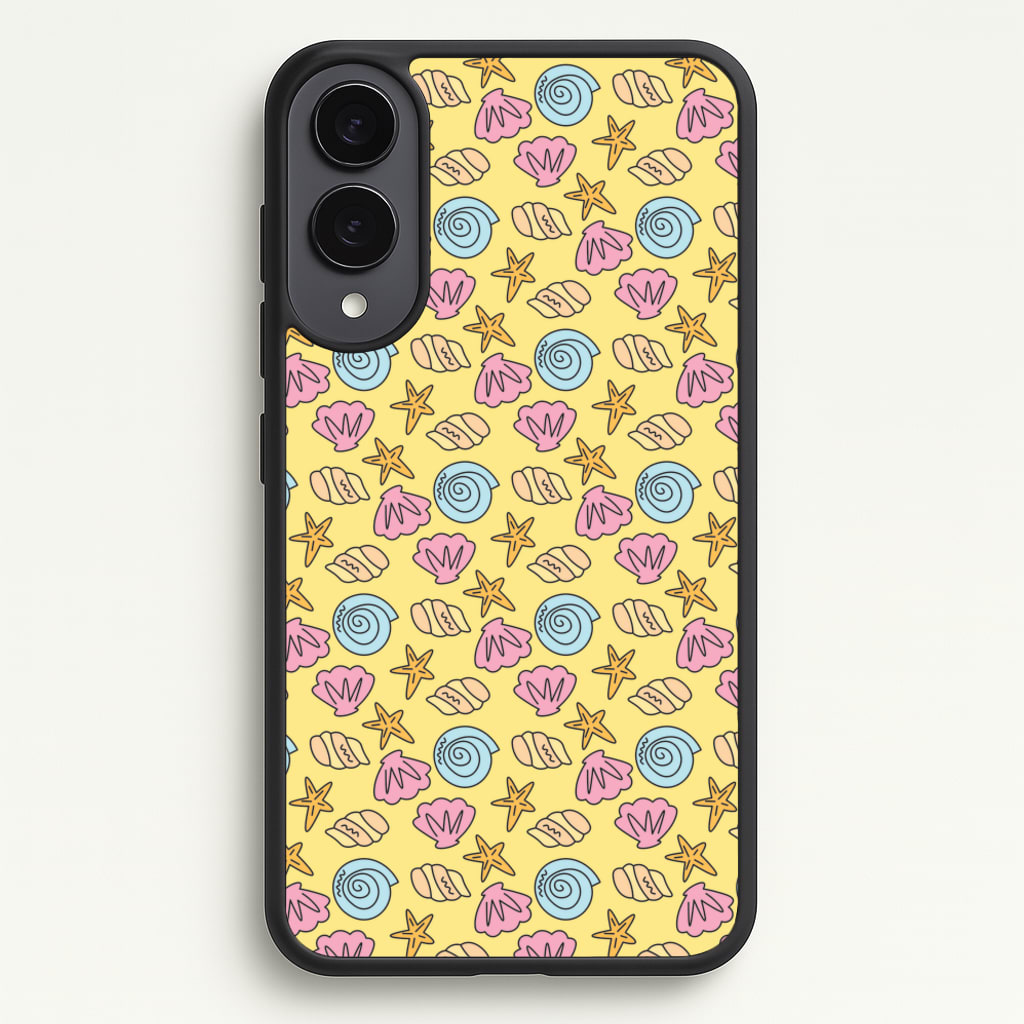 Seashells Pattern 2 - Seashells Phone Case for Galaxy S25 Edge