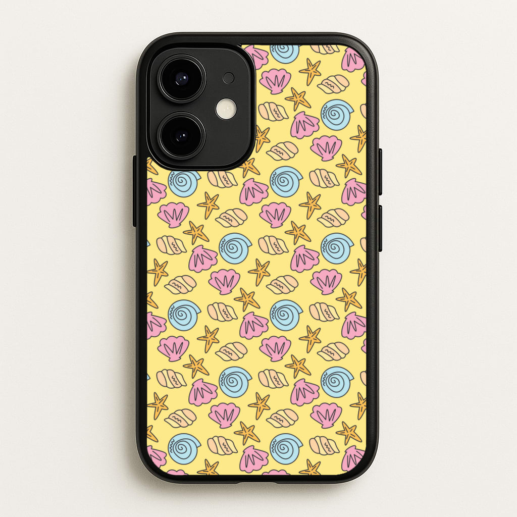 Seashells Pattern 2 - Seashells Phone Case for iPhone 12 Mini