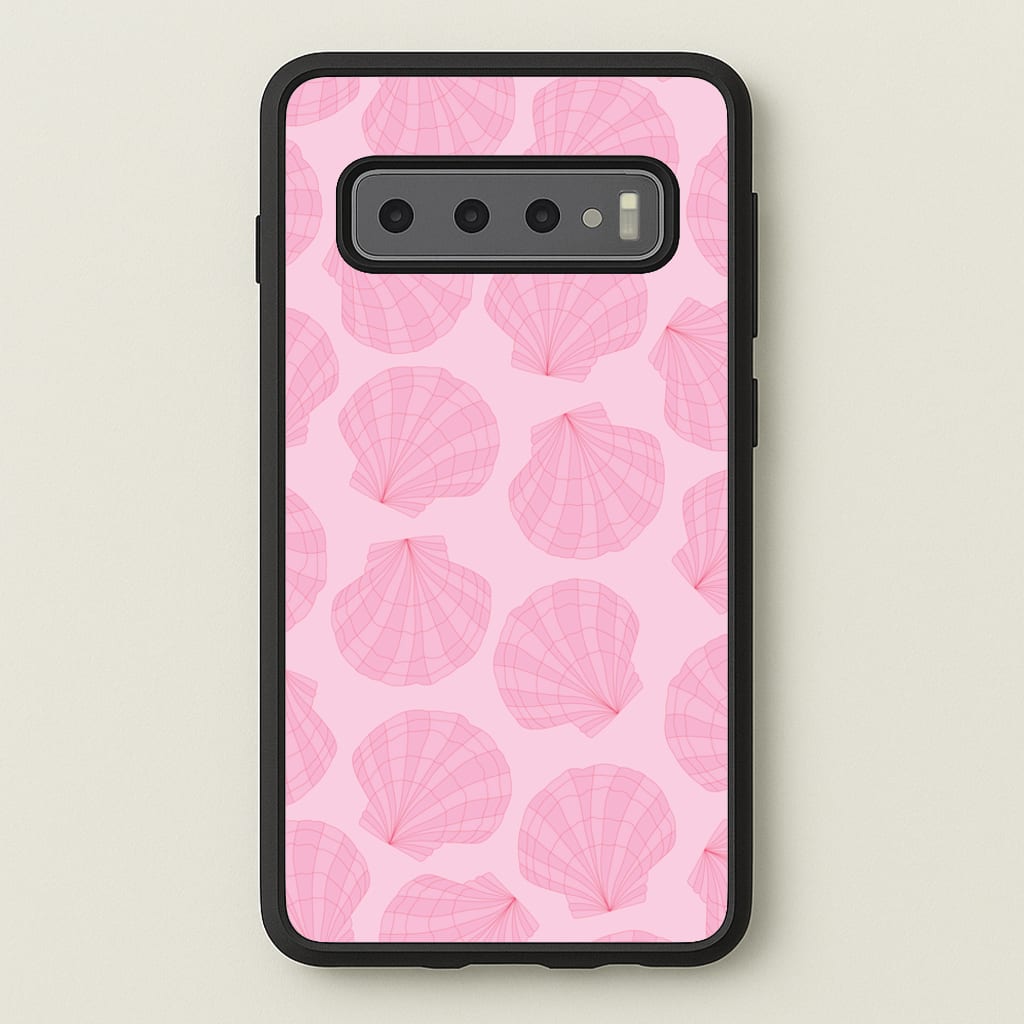 Seashells Pattern 3 - Seashells Phone Case for Galaxy S10