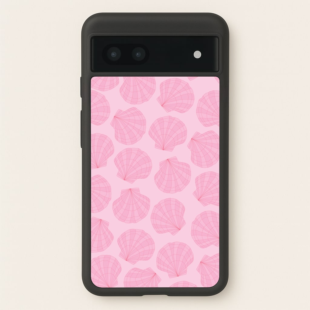 Seashells Pattern 3 - Seashells Phone Case for Google Pixel 7a