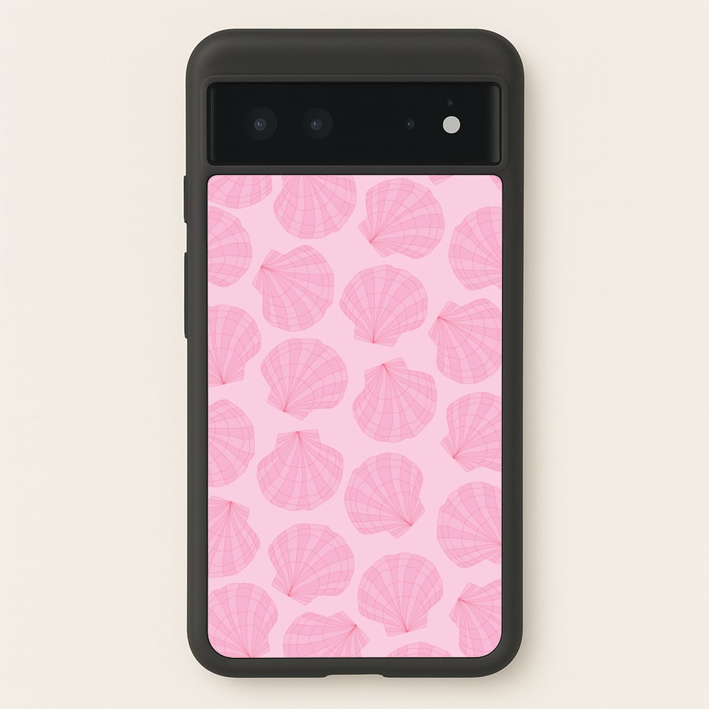 Seashells Pattern 3 - Seashells Phone Case for Google Pixel 6