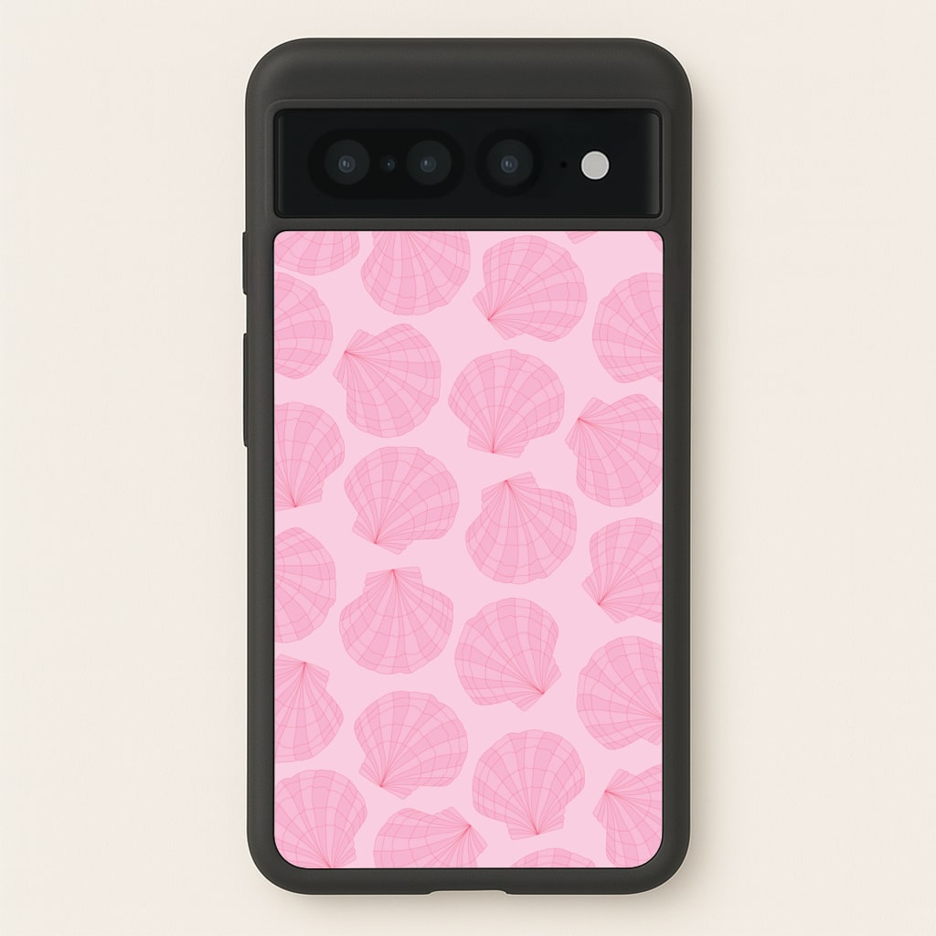Seashells Pattern 3 - Seashells Phone Case for Google Pixel 7 Pro