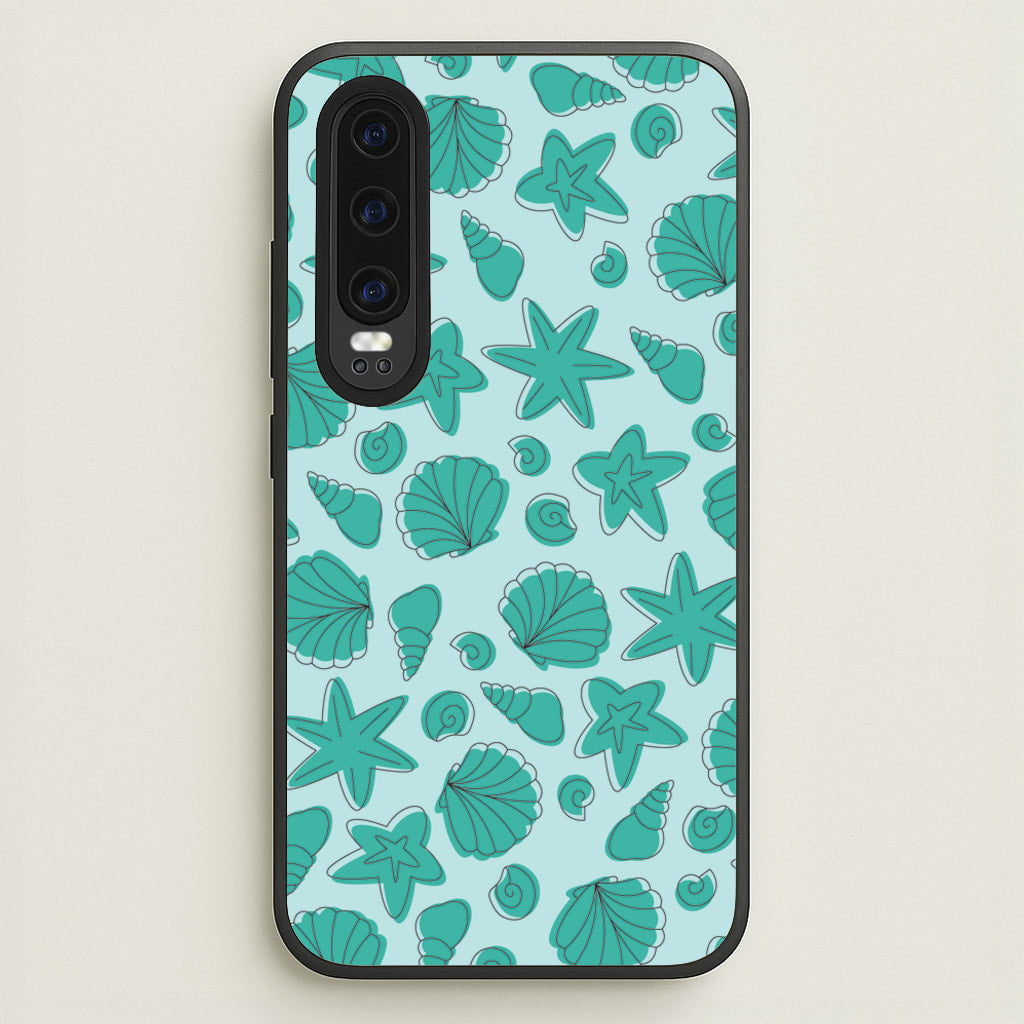 Seashells Pattern 4 - Seashells Phone Case for Huawei P30