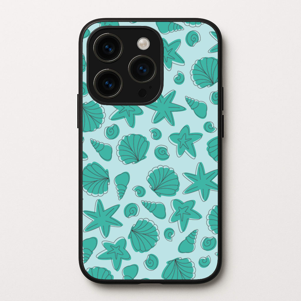 Seashells Pattern 4 - Seashells Phone Case for iPhone 15 Pro Max