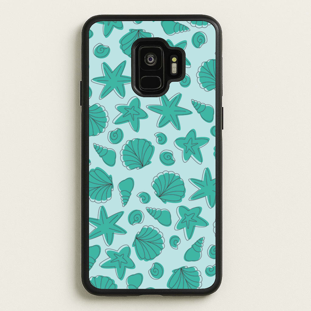 Seashells Pattern 4 - Seashells Phone Case for Galaxy S9