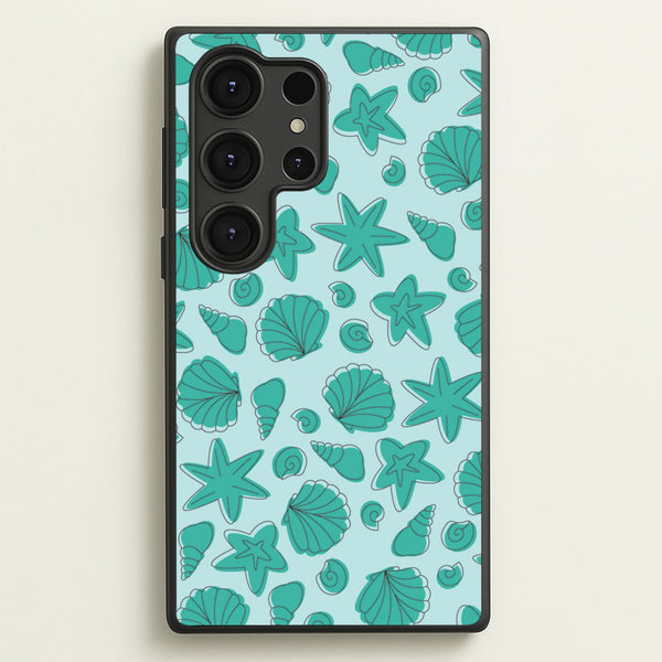 Seashells Pattern 4 - Seashells Phone Case for Galaxy S25 Ultra