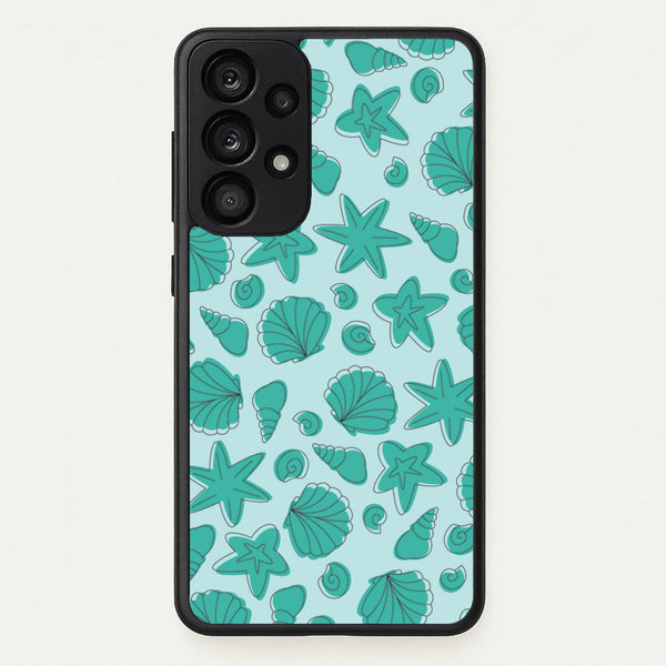 Seashells Pattern 4 - Seashells Phone Case for Galaxy A53