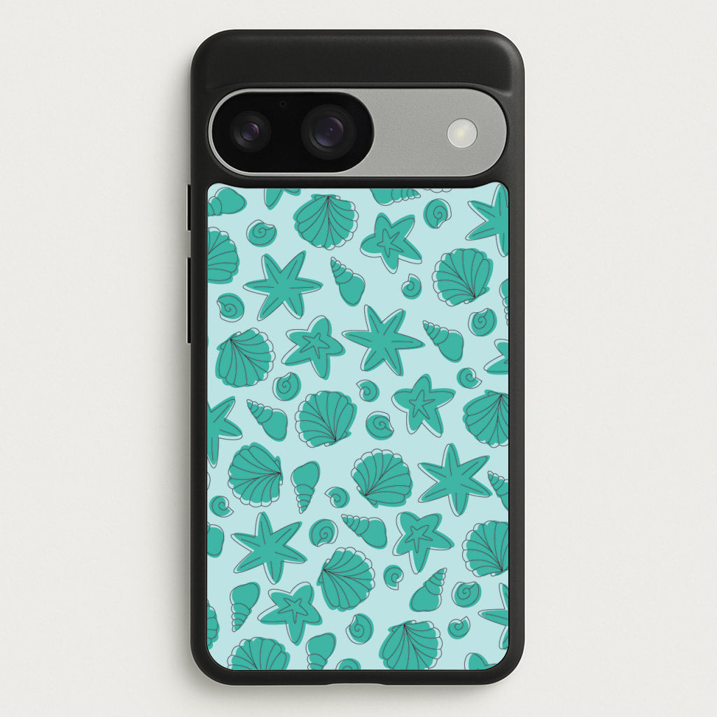 Seashells Pattern 4 - Seashells Phone Case for Google Pixel 9 / 9 Pro