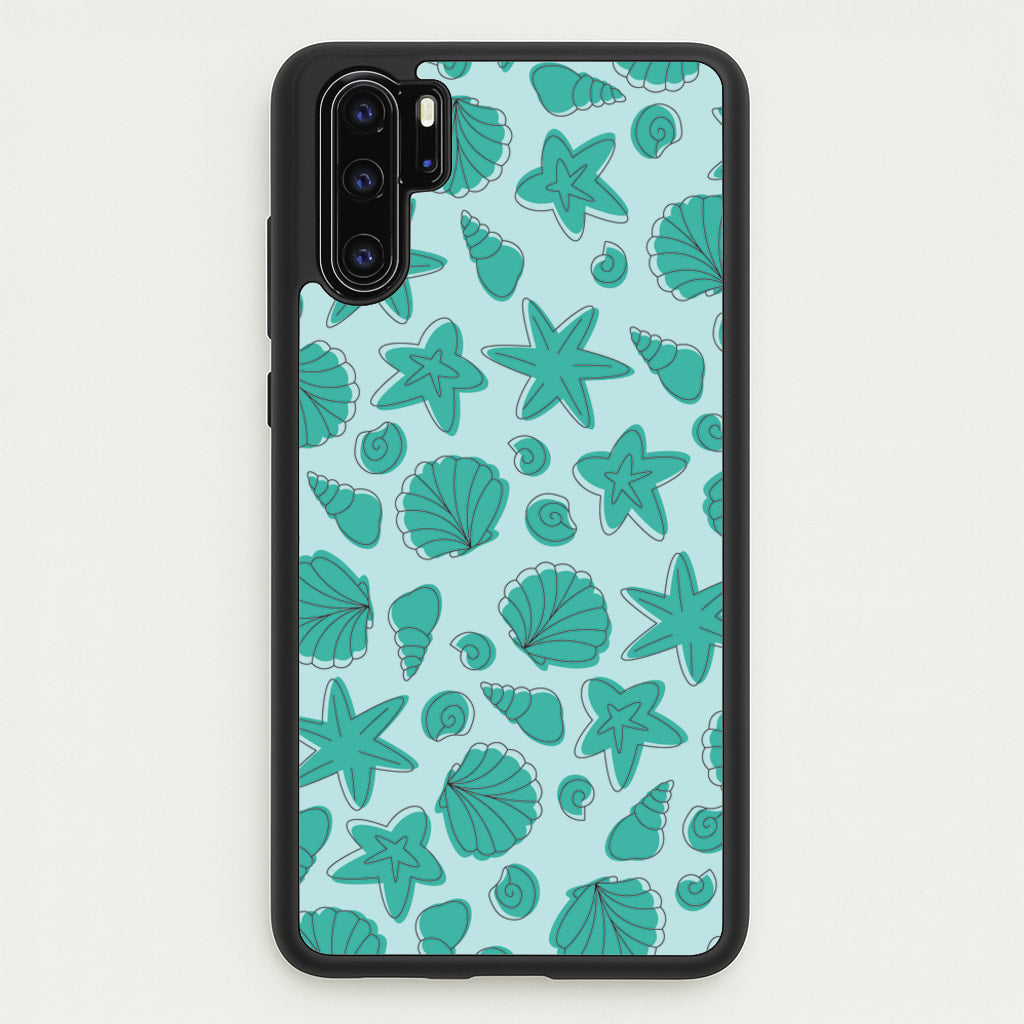Seashells Pattern 4 - Seashells Phone Case for Huawei P30 Pro