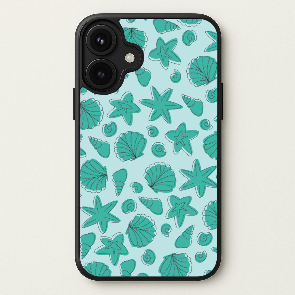 Seashells Pattern 4 Phone Case for iPhone 17