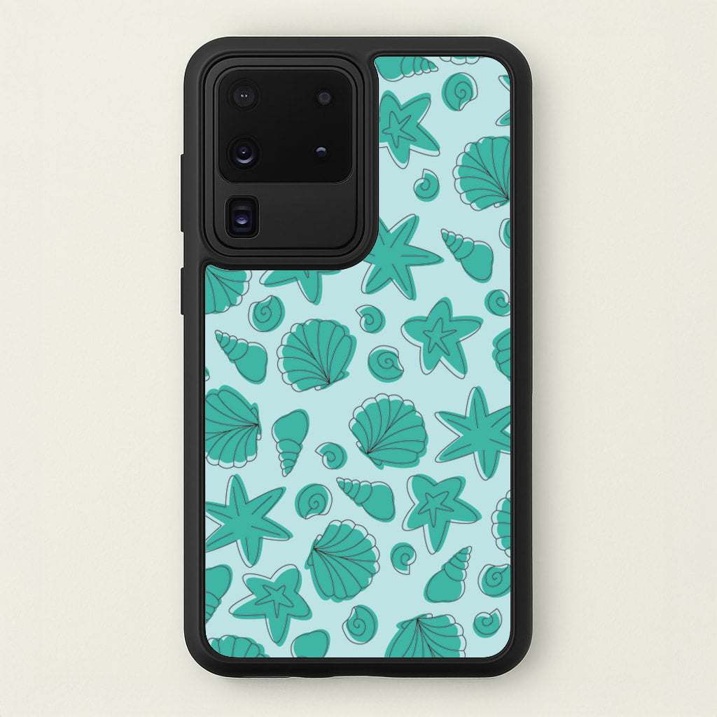 Seashells Pattern 4 - Seashells Phone Case for Galaxy S20 Ultra