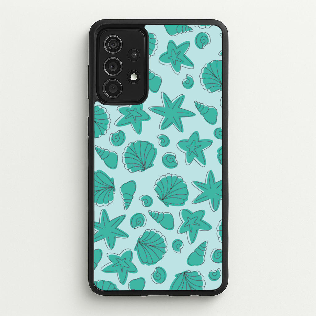 Seashells Pattern 4 - Seashells Phone Case for Galaxy A52 / A52s