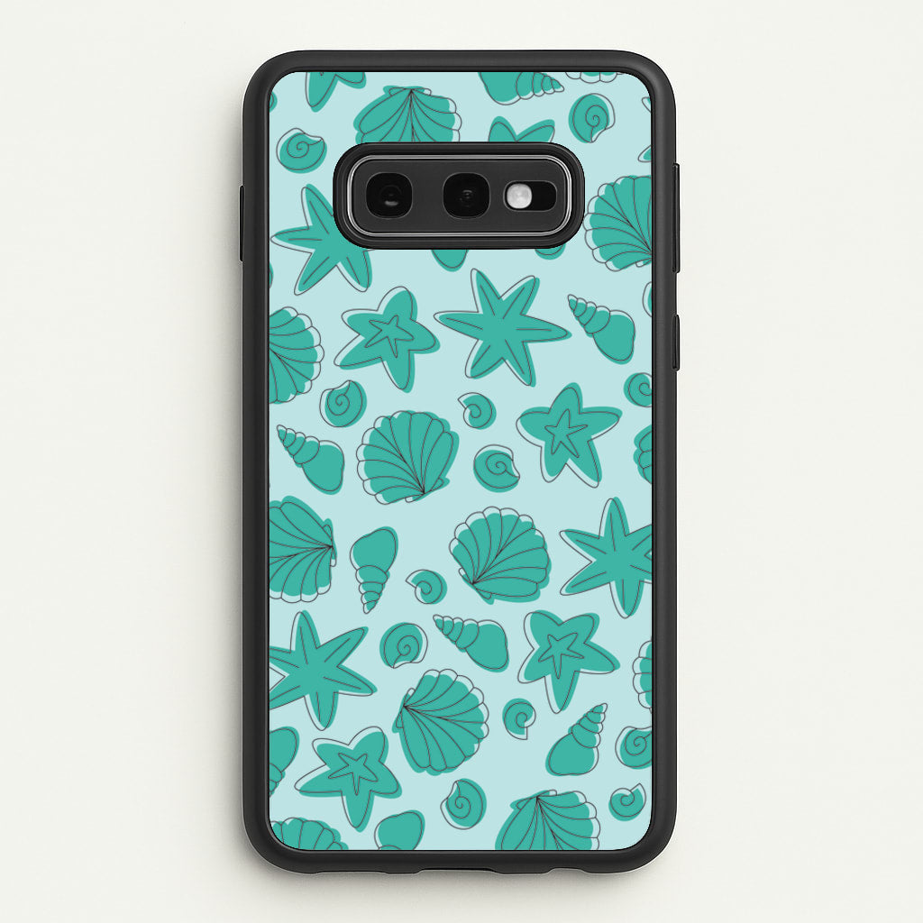 Seashells Pattern 4 - Seashells Phone Case for Galaxy S10e