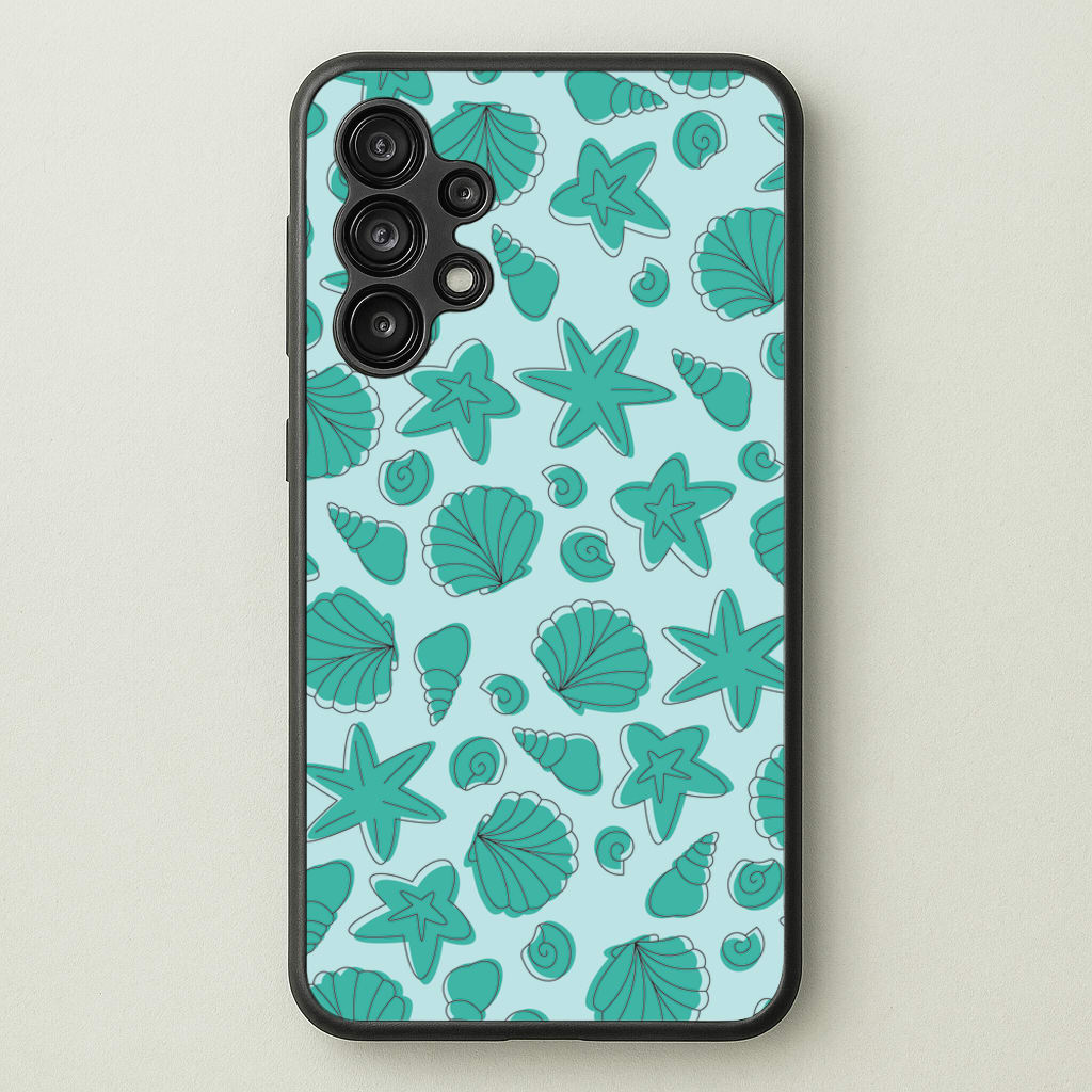 Seashells Pattern 4 - Seashells Phone Case for Galaxy A13