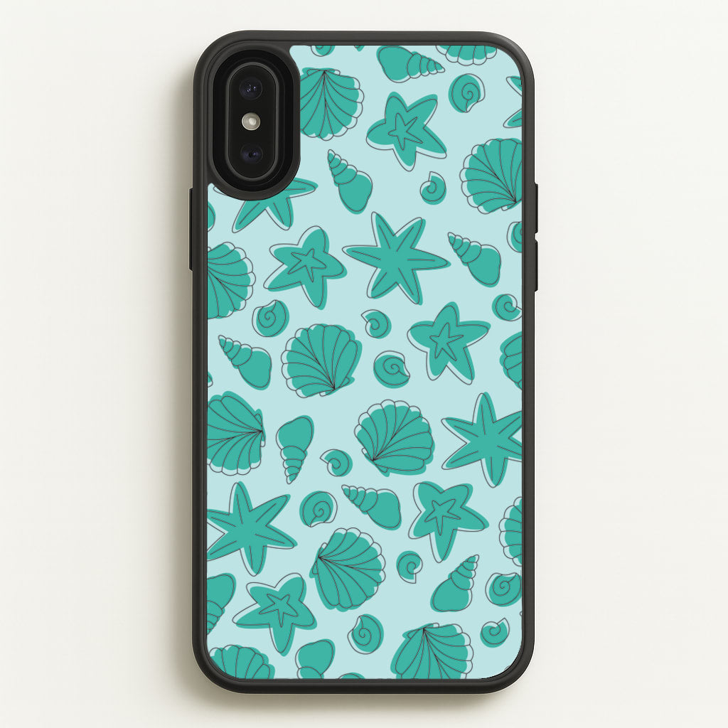 Seashells Pattern 4 - Seashells Phone Case for iPhone XS Max