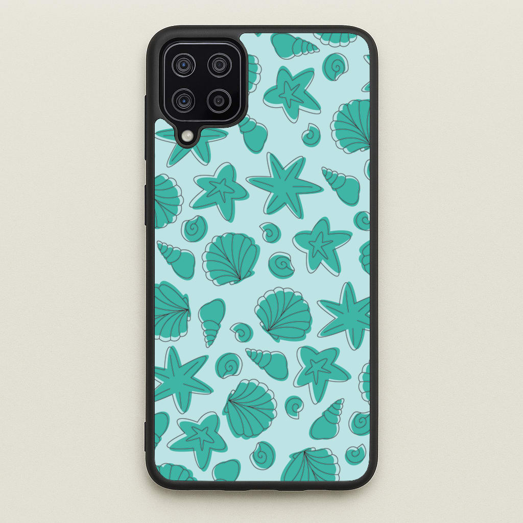 Seashells Pattern 4 - Seashells Phone Case for Galaxy A12