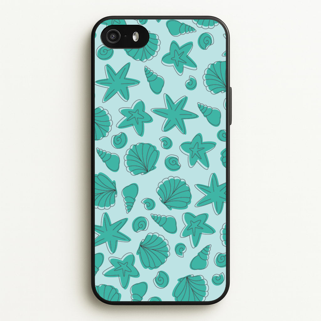 Seashells Pattern 4 - Seashells Phone Case for iPhone 5 / 5s / SE 2016