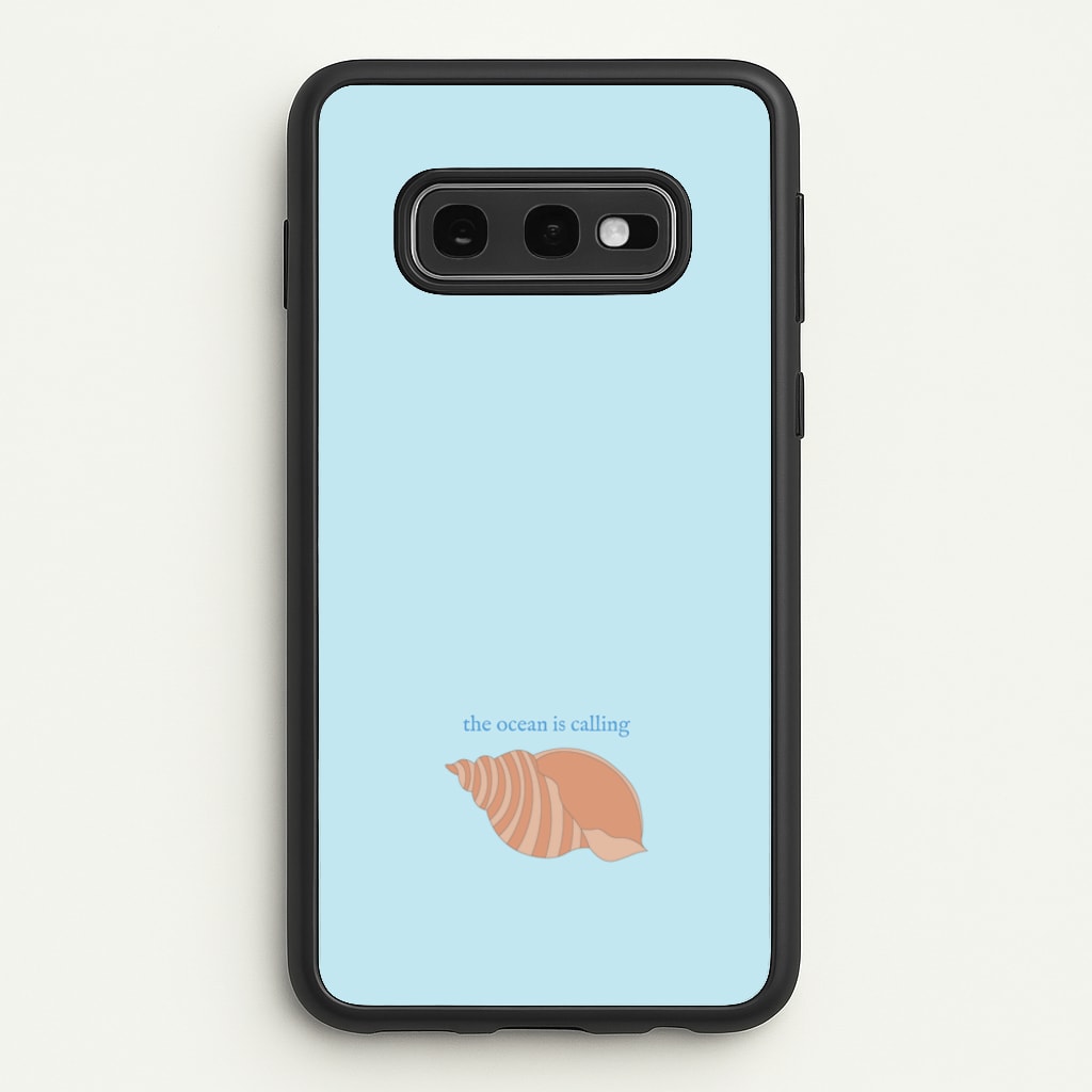 The Ocean Is Calling - Seashells - Seashells Phone Case for Galaxy S10e