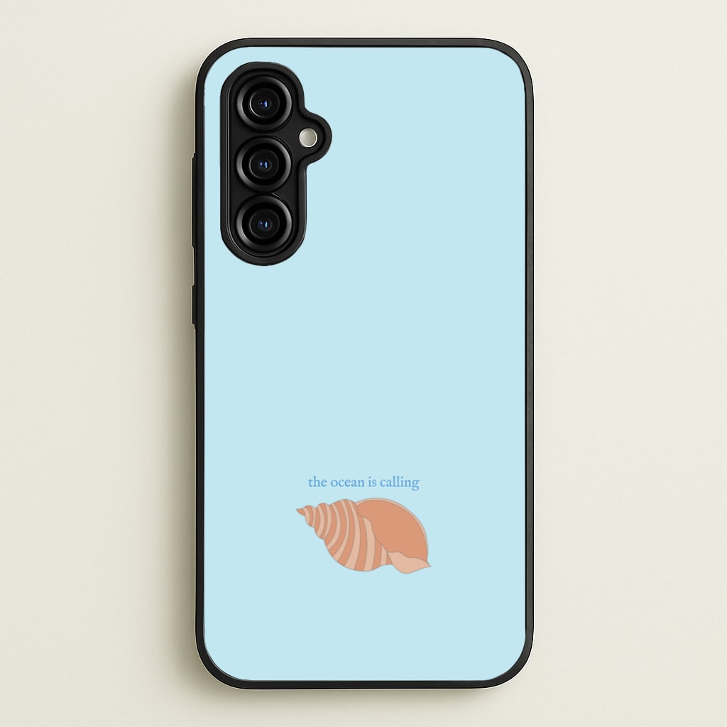 The Ocean Is Calling - Seashells - Seashells Phone Case for Galaxy A54