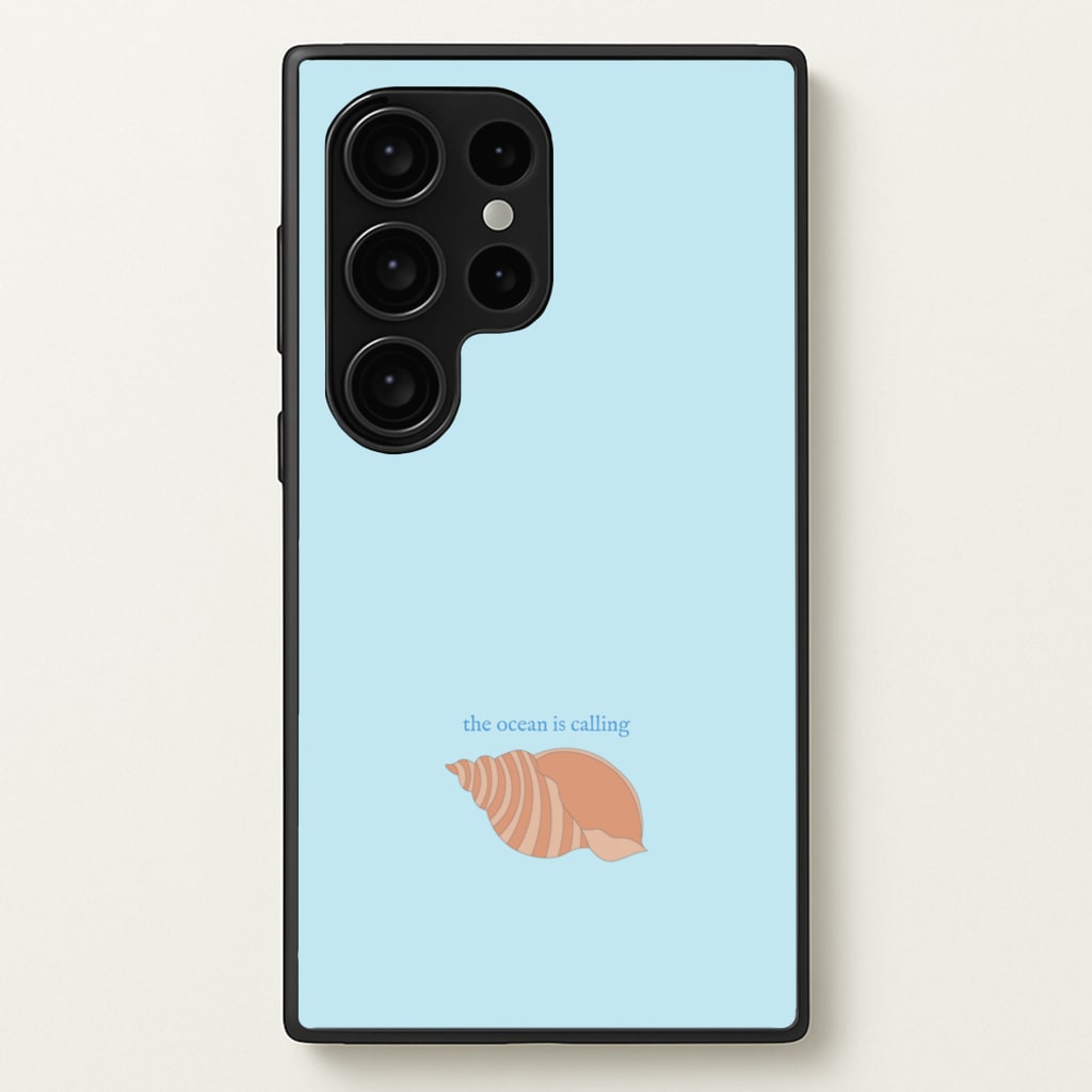 The Ocean Is Calling - Seashells - Seashells Phone Case for Galaxy S24 Ultra