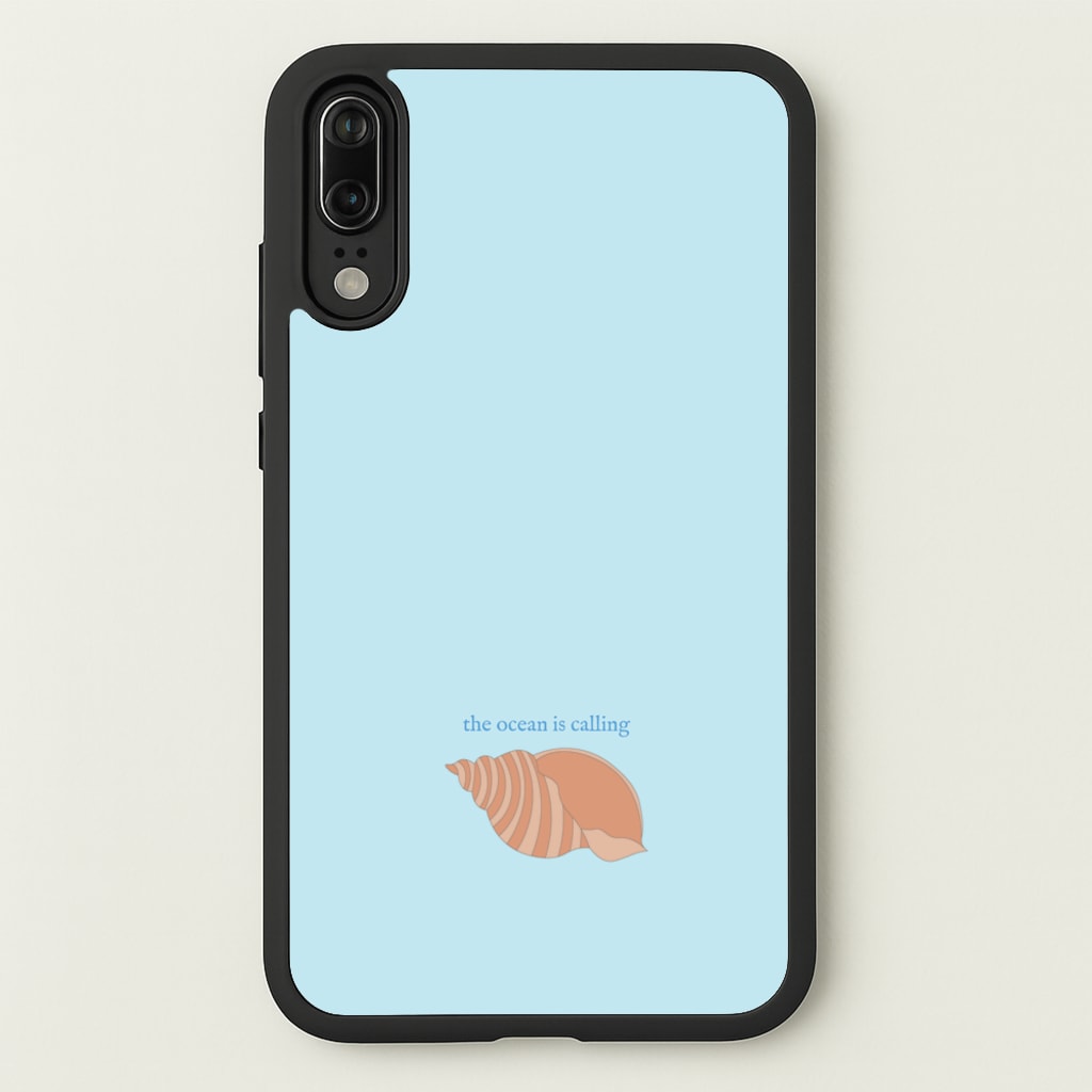 The Ocean Is Calling - Seashells - Seashells Phone Case for Huawei P20