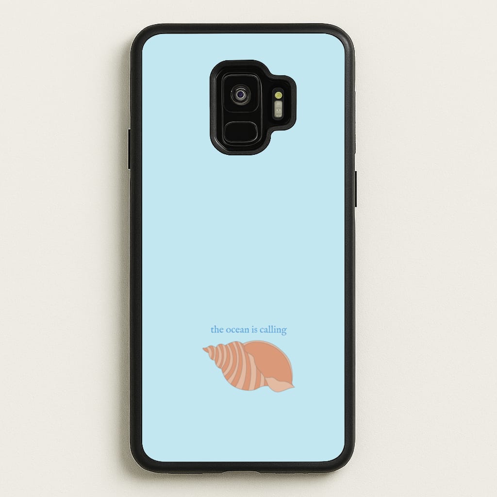 The Ocean Is Calling - Seashells - Seashells Phone Case for Galaxy S9