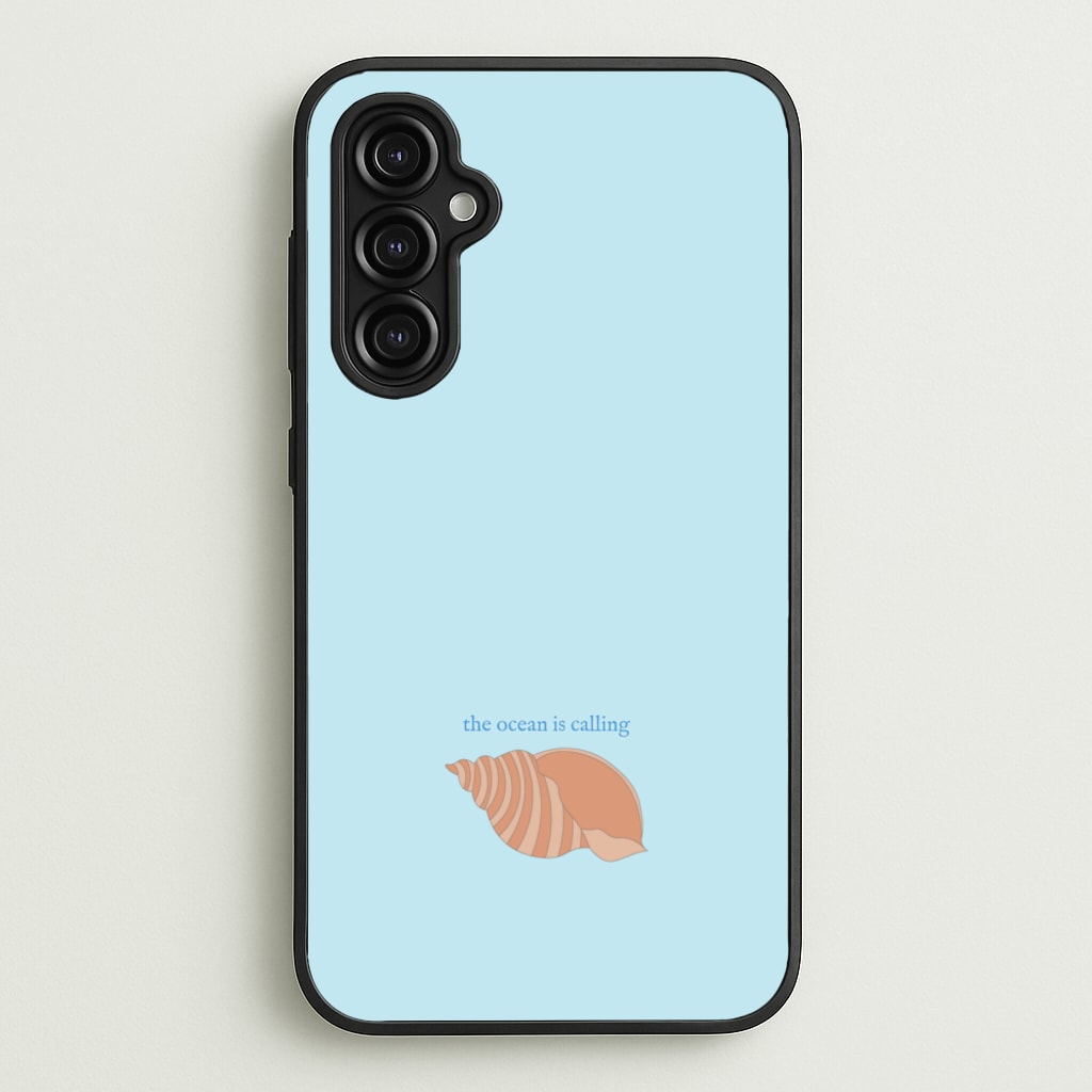 The Ocean Is Calling - Seashells - Seashells Phone Case for Galaxy A14