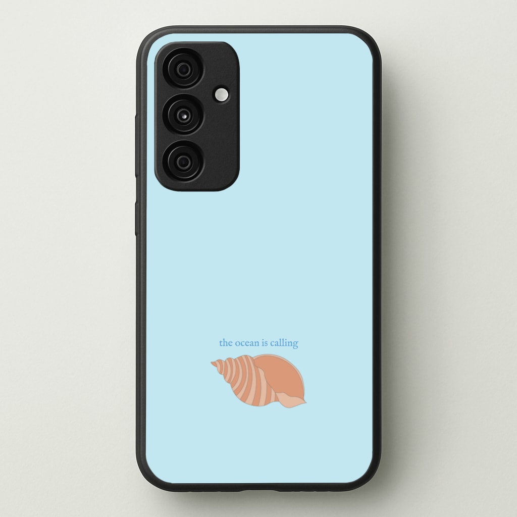 The Ocean Is Calling - Seashells - Seashells Phone Case for Galaxy A35