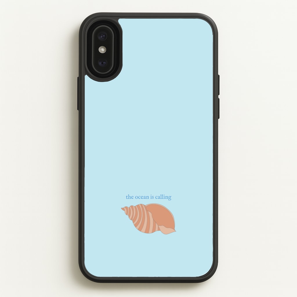 The Ocean Is Calling - Seashells - Seashells Phone Case for iPhone XS Max
