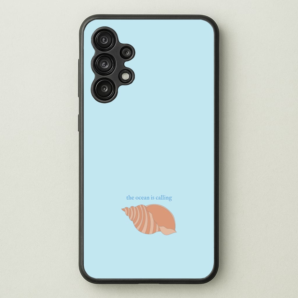 The Ocean Is Calling - Seashells - Seashells Phone Case for Galaxy A13
