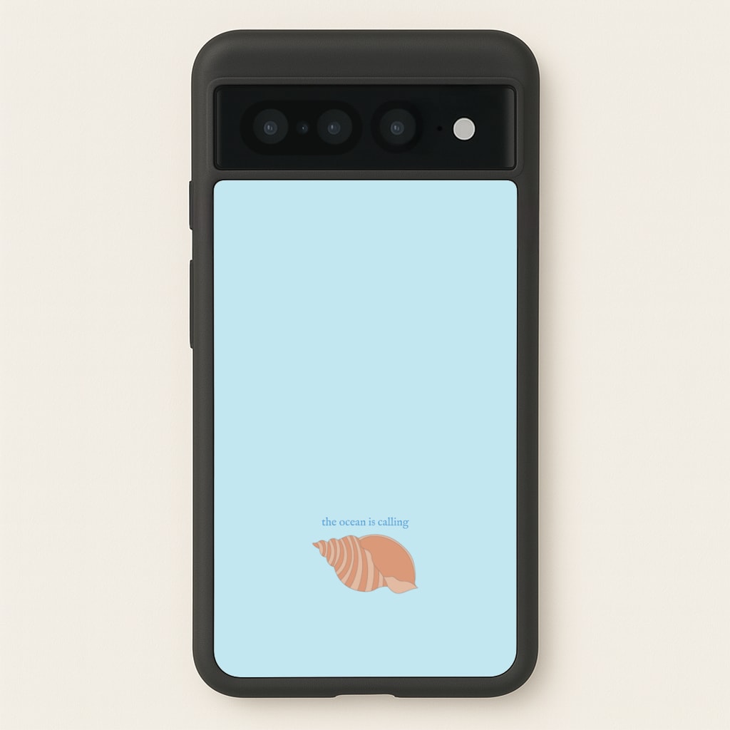 The Ocean Is Calling - Seashells - Seashells Phone Case for Google Pixel 7 Pro