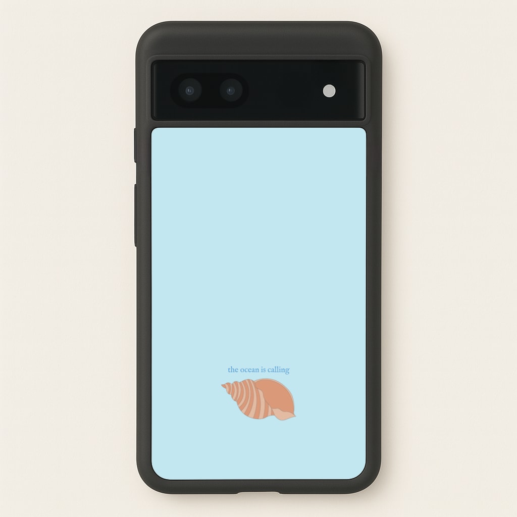 The Ocean Is Calling - Seashells - Seashells Phone Case for Google Pixel 7a